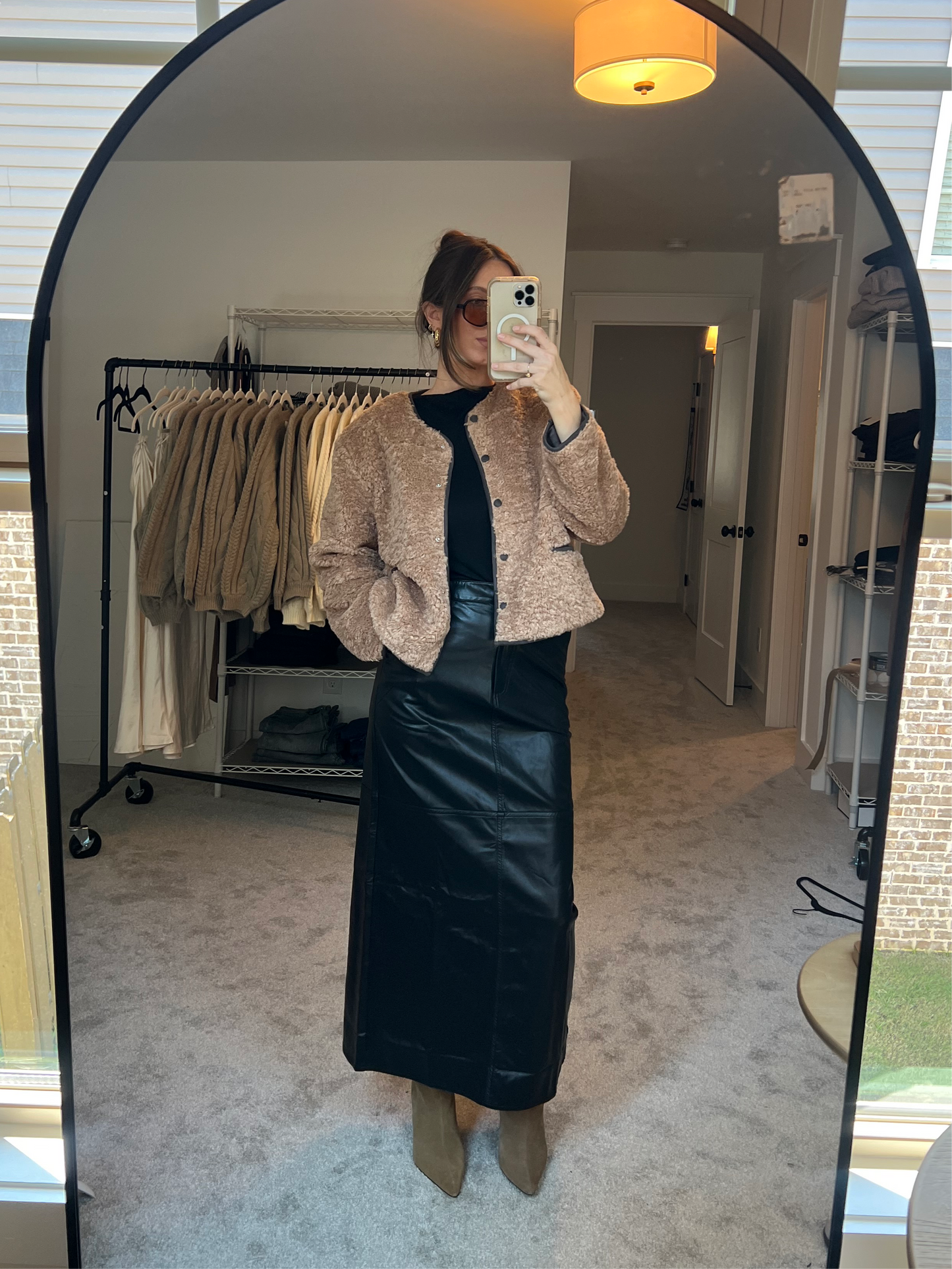 Leather Maxi Skirt